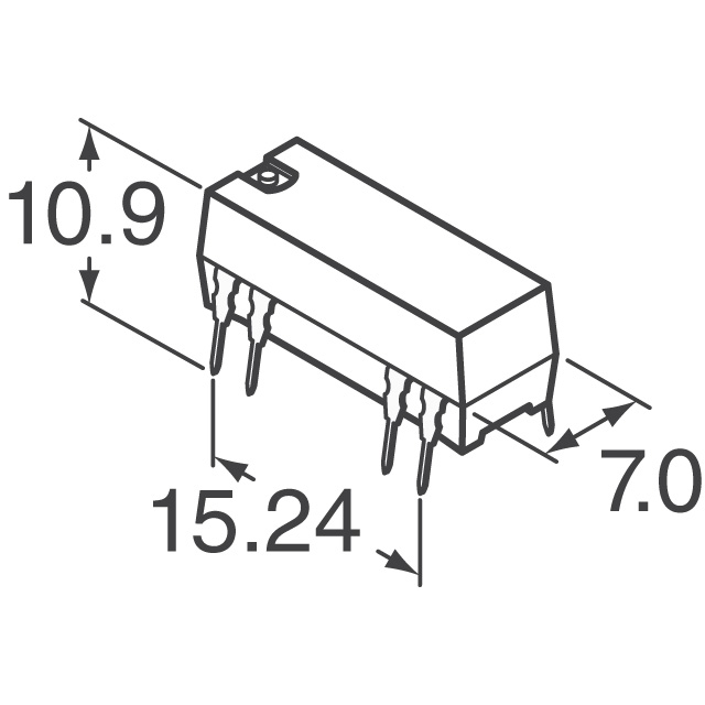 DIP24-2A72-21D Standex-Meder Electronics  Reed Relays